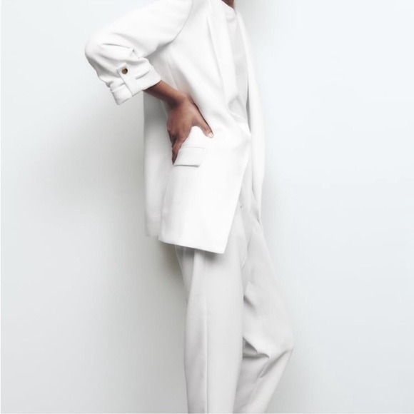 zara rolled up blazer blogger fav - Picture 3 of 10